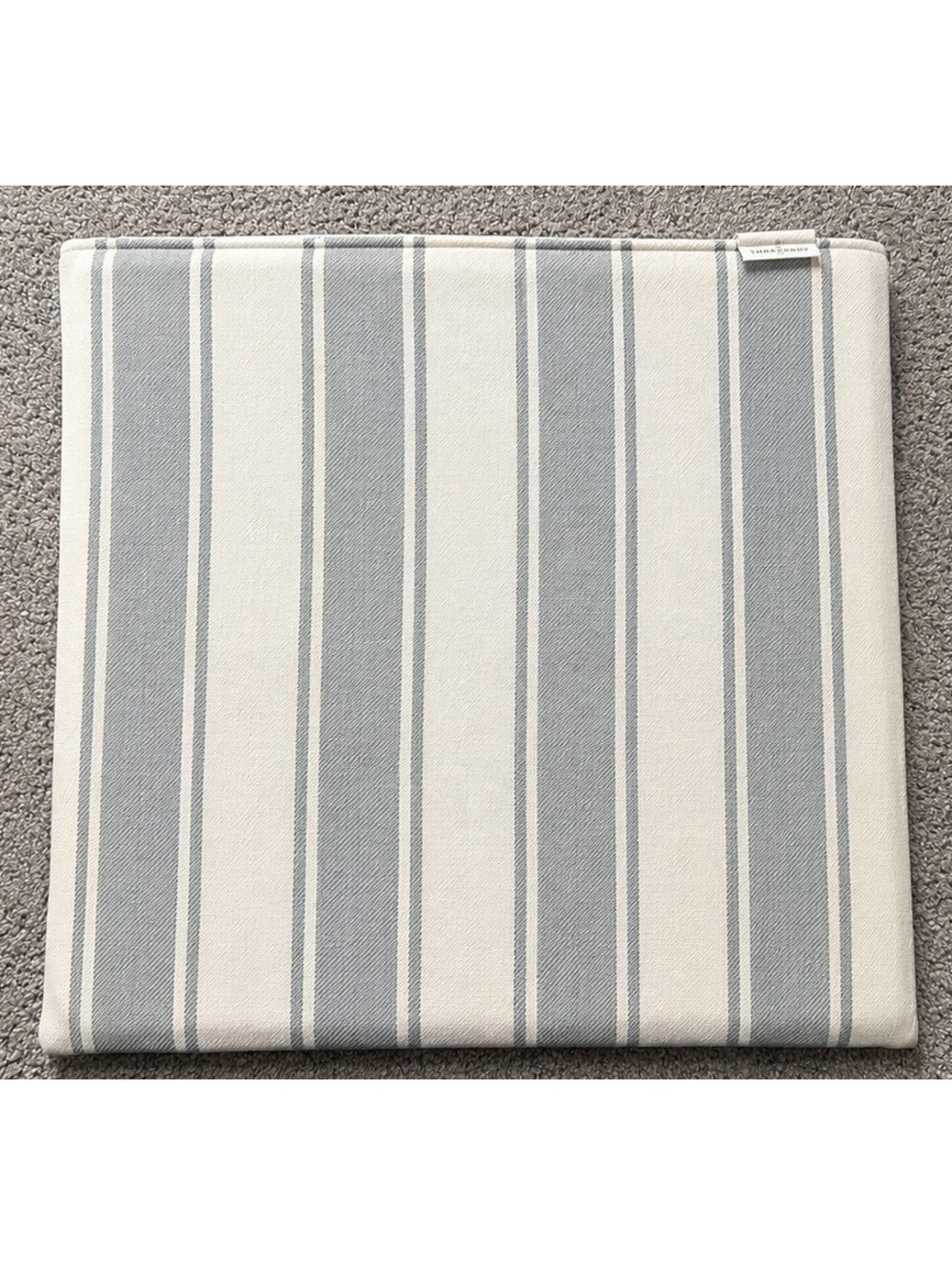 Pottery Barn 24x24 Cotton Striped Pillow Cover